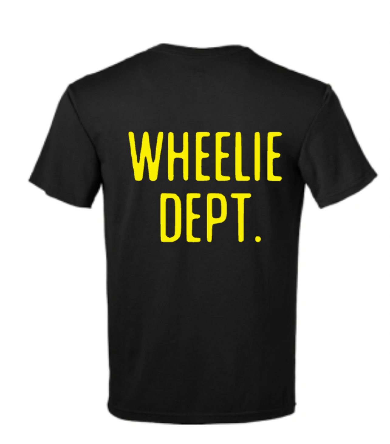 Signature Tee Black with Yellow logo